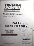 Lehman Ford Marine Diesel Engine 4D50 4D61 Parts Catalog Manual. Fixed Price $110.46.