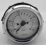 Vdo 260-15271 Cockpit Marine 35MPH 3/8" (85MM) Pitot Speedometer White. Fixed Price $49.99.