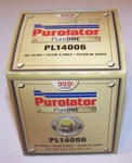 Purolator Pureone Engine Oil Filter PL14006 New Box. Fixed Price $12.00.