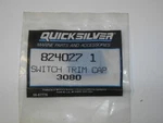 Mercury Marine Quicksilver Mercruiser 8240271 Trim Switch Cap Oem. Fixed Price $13.99.