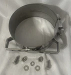 United Pacific 10324 Exhaust Clamp, 7", Stainless, Wide Band. Fixed Price $69.99.