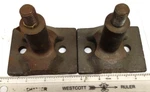 283F 327F Rear Motor Engine Mounts Pair Steel For Chris Craft Marine Nos. Fixed Price $129.99.