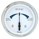 Faria 4" Chesapeake Ss White Engine Synchronizer - Dual Gas Var Ratio Alt Diesel. Fixed Price $292.74.