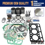D1101 DH1101-A Overhaul Rebuild Kit Std For Kubota Tractor L245DT. Fixed Price $370.00.