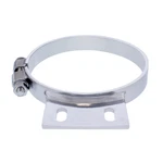 United Pacific 10328 Exhaust Clamp, 6", Chrome Finish, For Peterbilt Cab. Fixed Price $34.88.