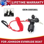 Ignition Switch 175974 5005801 For Omc Johnson Evinrude Outboard Motor 40-200HP. Fixed Price $22.00.