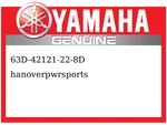 Yamaha Oem Part 63D-42121-22-8D Bracket. Fixed Price $271.10.