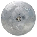 Camp Zinc 2-13/16 Inch Rudder Anode 1-1/2" Fastener. Fixed Price $33.03.