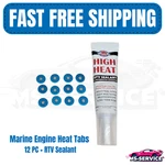 12PC Marine Engine Motor Tabs Melt Point Overheating Indicator & Sealant. Fixed Price $33.48.