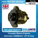 Alternator For Crusader Marine TA000B0341 39049 39200 19-1400-10. Fixed Price $159.88.