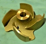 Detroit Diesel 23505995 Brass Water Pump Impeller V71 Casting 5101165. Fixed Price $150.00.