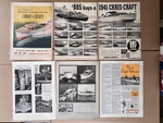 5 Print Ads Boats & Motors 1937-1946 Chris-craft Johnson Bendix Wheeler. Fixed Price $21.99.