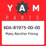 6DA-81975-00-00 Yamaha Plate, Rectifier Fitting 6DA819750000, New Genuine Oem Pa. Fixed Price $16.81.
