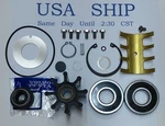 Sea Water Pump Major Repair Kit Volvo Penta D6 Series W/ Hose On Cover 21380890. Fixed Price $209.95.