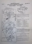 Sierra Marine 18-7090 Carburetor Kit For Holley Model 2210,2245. Fixed Price $24.99.