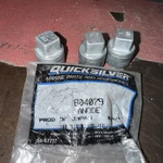 Mercury Quicksilver 804079 Anode Oem New For 3 Pkgs. Fixed Price $5.00.