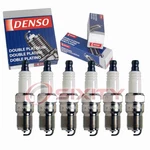 6 Pc Denso Platinum Long Life Spark Plugs For 2000-2008 Jaguar S-type 3.0L Oe. Fixed Price $53.35.