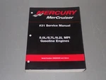 Mercury Mercruiser 5/5.7/6.2L Mpi Gasoline Engines Service Manual #31 90-864260. Fixed Price $45.00.