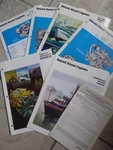 Lot Of 8 - Detroit Diesel Engine Brochures Literature Marine Commercial Boats. Fixed Price $50.00.