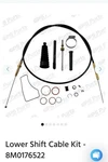 Mercruiser Mercury Bravo Shift Cable Kit 815471T1 Ss To 8M0176522. Fixed Price $230.00.