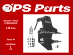 New Oem Mercruiser Bravo Three Sterndrive 2.00 Ratio 0W250000 & Up # 5-5441600TP. Fixed Price $10708.49.
