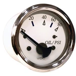 Seachoice 50-15211 Oil Pressure Gage Chro/wht. Fixed Price $47.62.