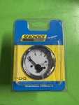 Seachoice Vdo 2 Oil Pressure Gauge, Chrome Bezel, White Face, Black Marks, New. Fixed Price $34.95.