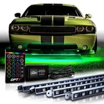 OPT7 Aura All-color Led Underglow Car Lighting Kit With Soundsync Music 4PC. Fixed Price $109.99.