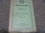 Hercules & Series Bxb Nxa Nxb Engine Owner Operator Manual Handbook. Fixed Price $114.05.