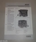 Specification Sheet Technical Data Volvo Penta Boat Engine MD22P As Of 01/1996. Fixed Price $7.97.