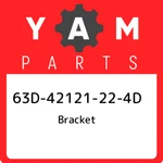 63D-42121-22-4D Yamaha Bracket 63D42121224D, New Genuine Oem Part. Fixed Price $223.74.