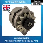Alternator For Yanmar Marine 4LH Hitachi 80 Amp. Fixed Price $139.37.