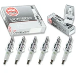 Pcs Ngk V-power Spark Plugs For 1961-1971 Jaguar Xke 4.2L 3.8L L6 Engine Fc. Fixed Price $24.19.