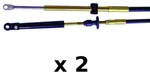 2 Pack 18 Ft Xtreme Control Cables Fits Johnson, Evinrude, Omc, Brp, E-tec,ficht. Fixed Price $172.59.
