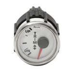 Faria Boat Trim Gauge GP7952A Misty Harbor Inch Silver White. Fixed Price $25.10.