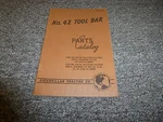 Caterpillar No 42 Tool Bar For D4 & D2 Tractor Parts Catalog Manual Book. Fixed Price $48.52.
