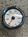 3" Speedo Mastercraft Gauge White. Fixed Price $200.00.