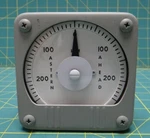 The Electric Tachometer Corp Indicator 6680-01-209-8592, 250-0-250. Fixed Price $490.00.