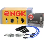 Ngk Wire & V-power Spark Plugs Kit For Acura Integra Ls 1.8 L4 B18A1. Fixed Price $86.95.
