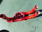 Volvo Penta AQ170B AQ170C ,used Freshwater Thermostat Housing ,cleaned 831024. Fixed Price $200.00.