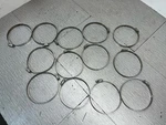 (13) Mercruiser 4" Exhaust Tube Hose Clamps Lot 54-815504372 31765 SR200. Fixed Price $49.00.