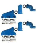 Barr Manifold Exhaust Kit For Crusader Small Block Gm End Style W/ 8" Risers. Fixed Price $1939.59.