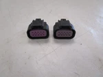 Mercury Weather Cap Plug 10 Pin Set Of (2) Black & Purple 859318T2 Marine Boat. Fixed Price $19.95.