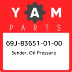 69J-83651-01-00 Yamaha Sender, Oil Pressure 69J836510100, New Genuine Oem Part. Fixed Price $294.64.