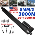 Dc 12V Electric Linear Actuator Cylinder Lift 3000N 675LBS Stroke 2" 40" Fast. Fixed Price $63.99.
