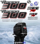 Mercury Racing 300XS Decal Kit Outboard Engine Stickers Marine Vinyl. Fixed Price $89.00.